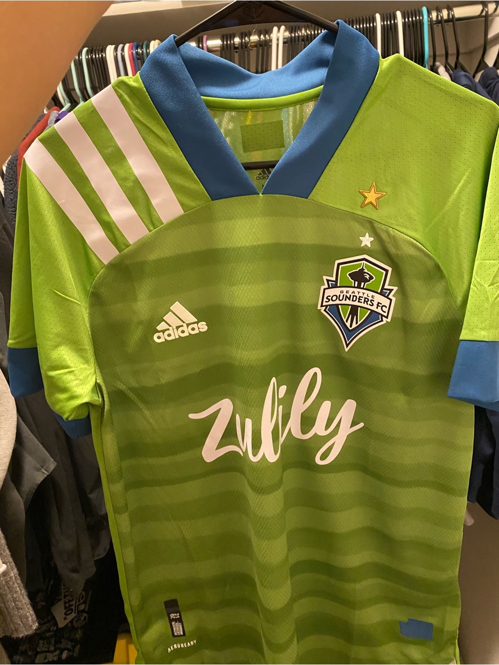 Adidas Adult Seattle Sounders FC Home Jersey - Green